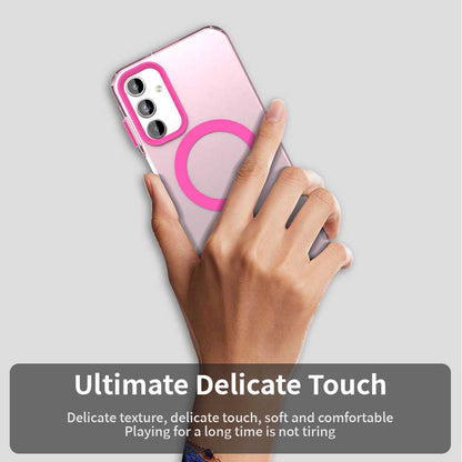 Coque MagSafe pour Samsung Galaxy A55 5G A556, Techsuit, CandyCase, Rose