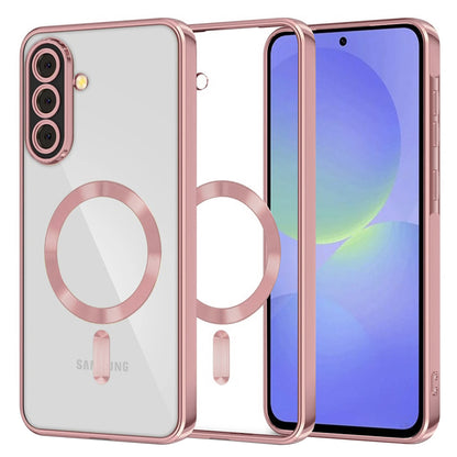MagSafe Case for Samsung Galaxy A56 A566 / A36 A366, Techsuit, Luxury Crystal, Pink