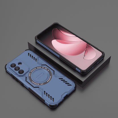 Coque MagSafe pour Samsung Galaxy A56 A566, Techsuit, ArmorMag, Bleue
