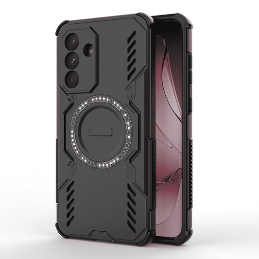 Coque MagSafe pour Samsung Galaxy A56 A566, Techsuit, ArmorMag, Noire