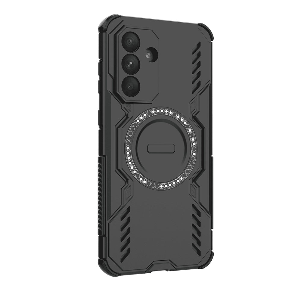 Coque MagSafe pour Samsung Galaxy A56 A566, Techsuit, ArmorMag, Noire