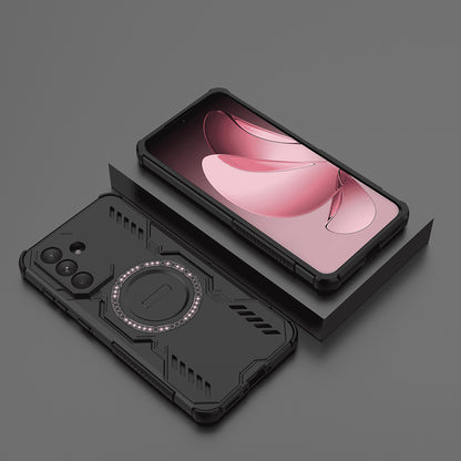 Coque MagSafe pour Samsung Galaxy A56 A566, Techsuit, ArmorMag, Noire