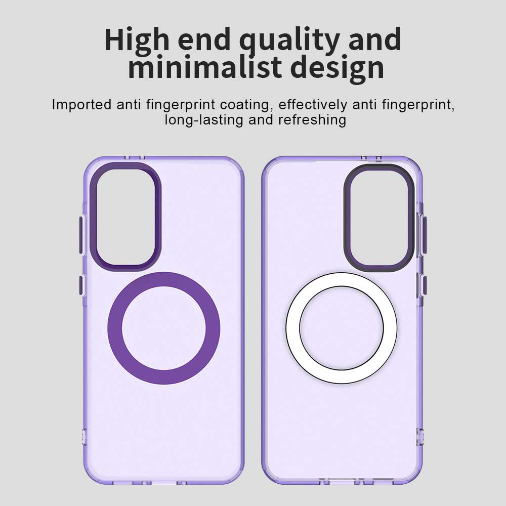 Coque MagSafe pour Samsung Galaxy A56 A566, Techsuit, CandyCase, Violet