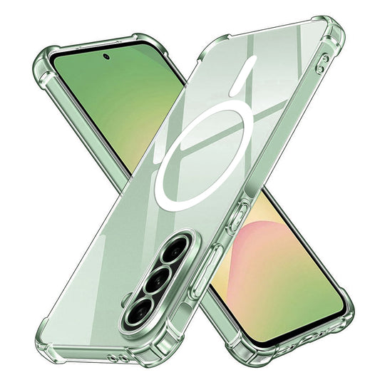Coque MagSafe pour Samsung Galaxy A56 A566, Techsuit, Antichoc, Transparente