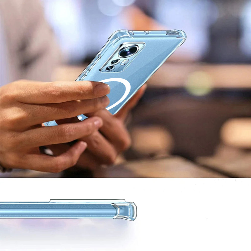 Coque MagSafe pour Samsung Galaxy A56 A566, Techsuit, Antichoc, Transparente