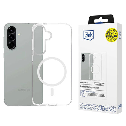 Coque MagSafe pour Samsung Galaxy A57 5G, 3MK, Armor MagCase, Transparente