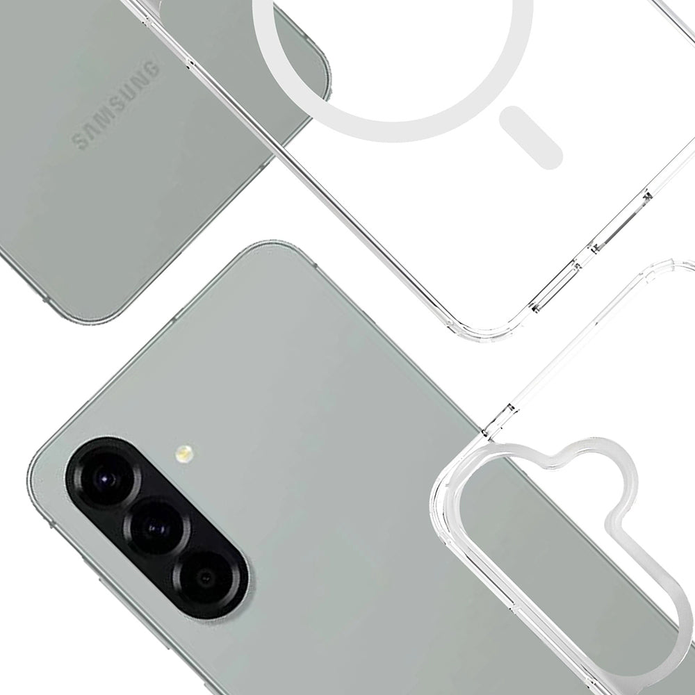 Coque MagSafe pour Samsung Galaxy A57 5G, 3MK, Armor MagCase, Transparente