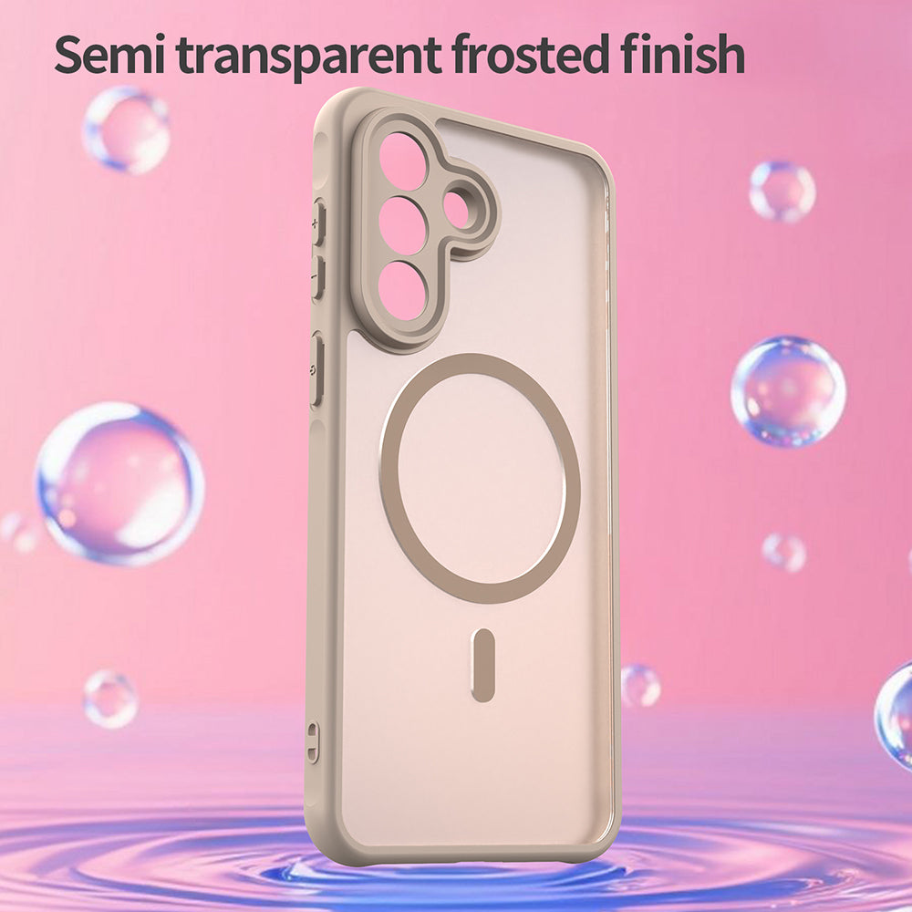 Étui MagSafe pour Samsung Galaxy A57 5G, Techsuit, HaloFrost II, Doré
