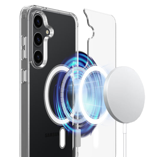 Étui MagSafe pour Samsung Galaxy A57 5G, Techsuit, Pro, Transparent