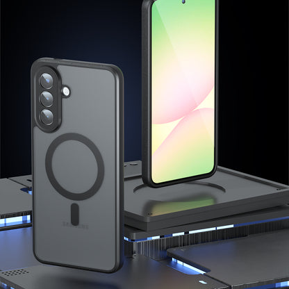 Étui MagSafe pour Samsung Galaxy A57 5G, Techsuit, PureFrost, Noir Satiné