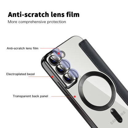 MagSafe Case for Samsung Galaxy S22+ 5G S906, Techsuit, SmartMag Book, Black
