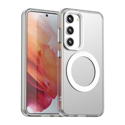 Coque MagSafe pour Samsung Galaxy S23+ S916, Techsuit, CandyCase, Blanche