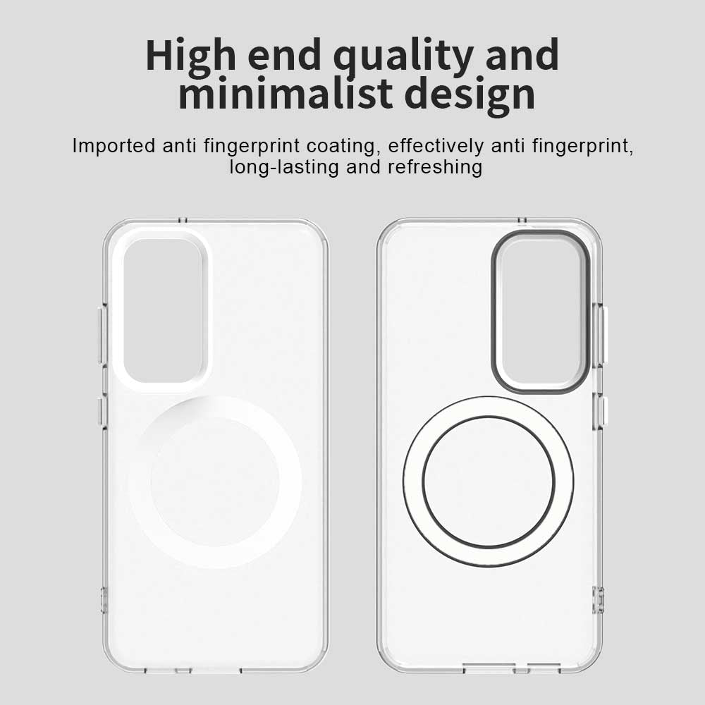 Coque MagSafe pour Samsung Galaxy S23+ S916, Techsuit, CandyCase, Blanche