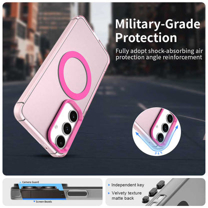 Coque MagSafe pour Samsung Galaxy S24 FE S721, Techsuit, CandyCase, Rose
