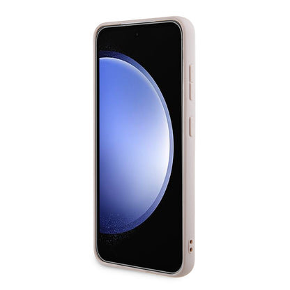 Coque MagSafe pour Samsung Galaxy S24 S921, Guess, Collection 4G, Rose