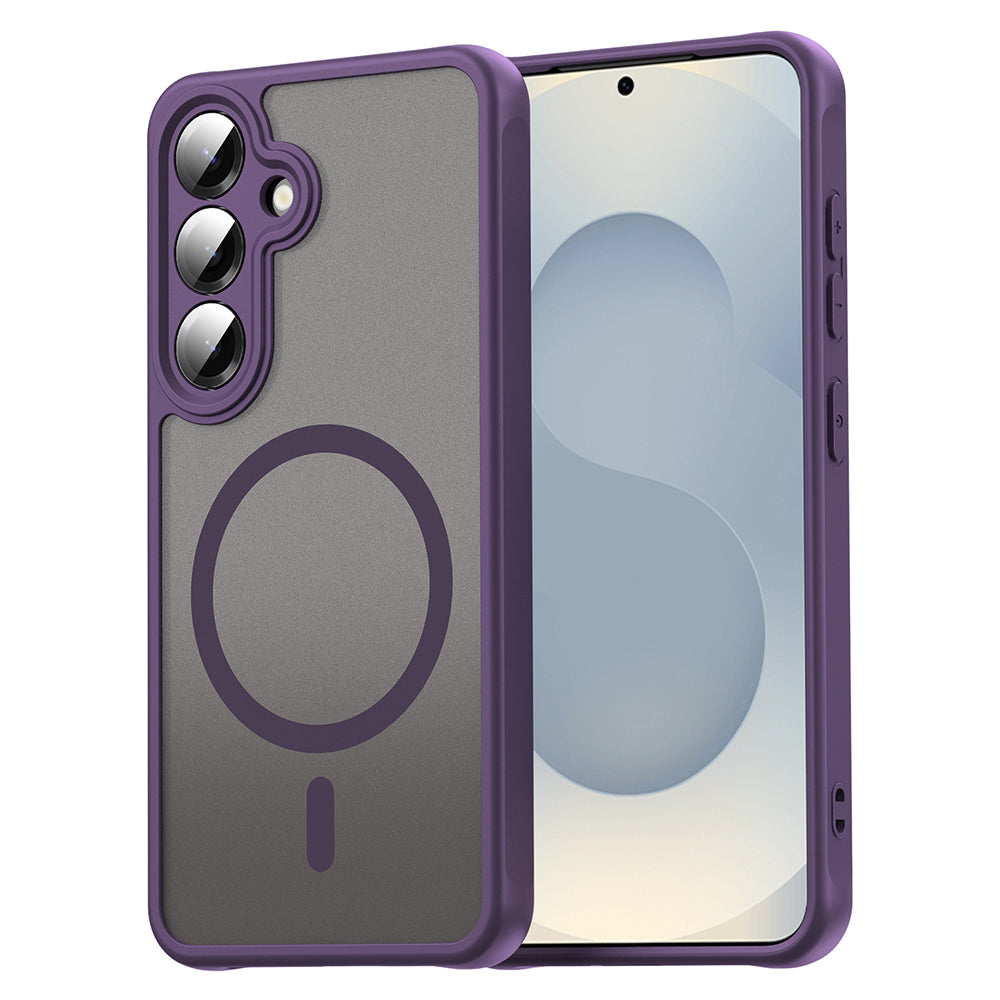 Coque MagSafe pour Samsung Galaxy S24 S921, Techsuit, HaloFrost II, Violet