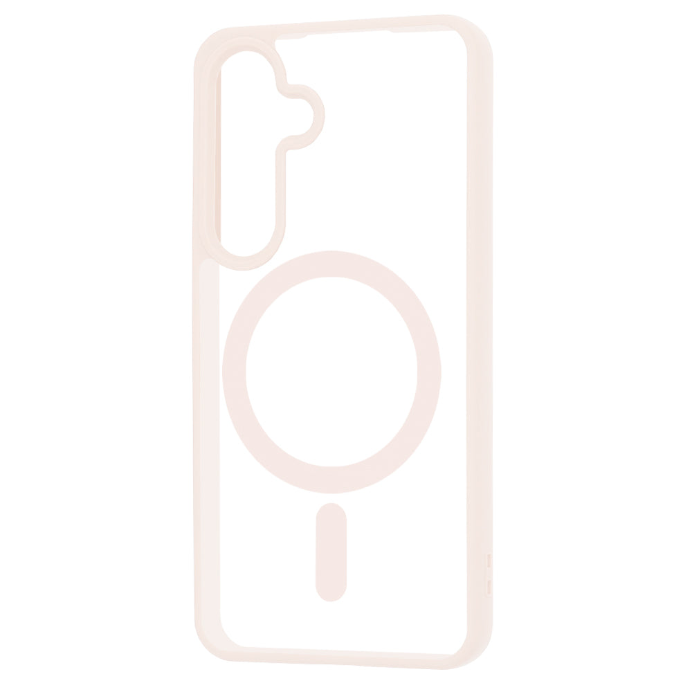 Coque MagSafe pour Samsung Galaxy S24 S921, Techsuit, Pro, Rose