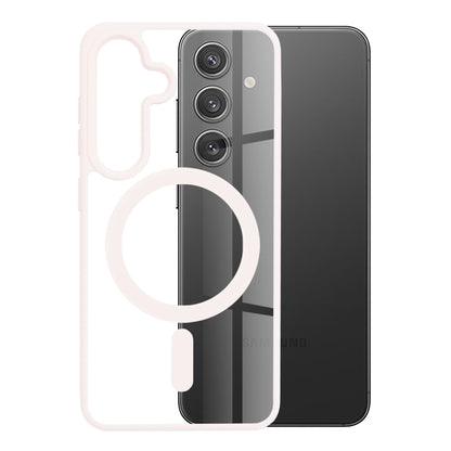 Coque MagSafe pour Samsung Galaxy S24 S921, Techsuit, Pro, Rose