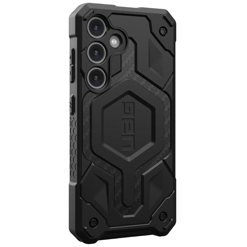 Coque MagSafe pour Samsung Galaxy S24 S921, Urban Armor Gear, Monarch Pro Carbon, Noire