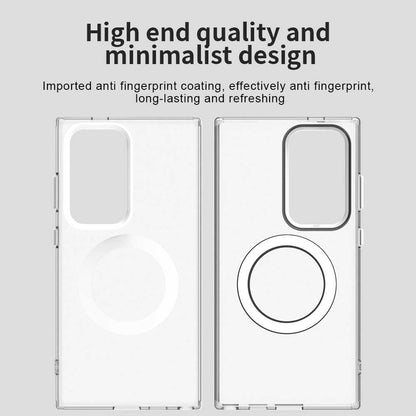 Coque MagSafe pour Samsung Galaxy S24 Ultra S928, Techsuit, CandyCase, Blanche