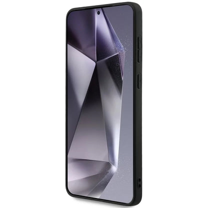 Étui MagSafe pour Samsung Galaxy S25 Edge S937, Guess, 4G Ring Classic Logo, Noir