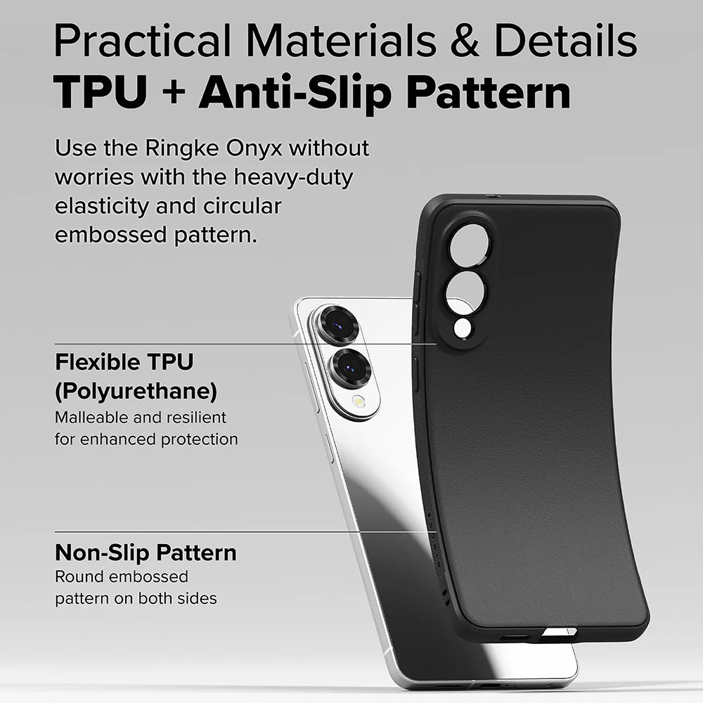 Coque MagSafe pour Samsung Galaxy S25 Edge S937, Ringke, Onyx, Noire