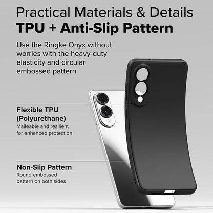 Coque MagSafe pour Samsung Galaxy S25 Edge S937, Ringke, Onyx, Noire