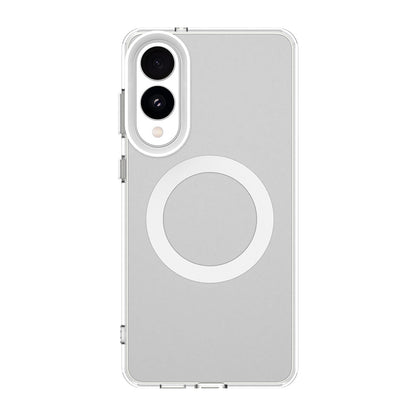 Coque MagSafe pour Samsung Galaxy S25 Edge S937, Techsuit, CandyCase, Blanche