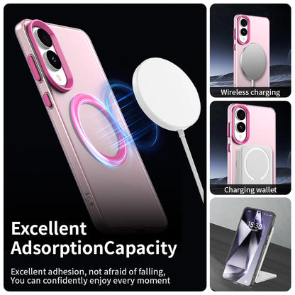 Coque MagSafe pour Samsung Galaxy S25 Edge S937, Techsuit, CandyCase, Rose