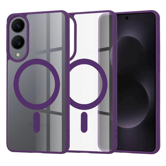 Coque MagSafe pour Samsung Galaxy S25 Edge S937, Techsuit, Pro, Violet