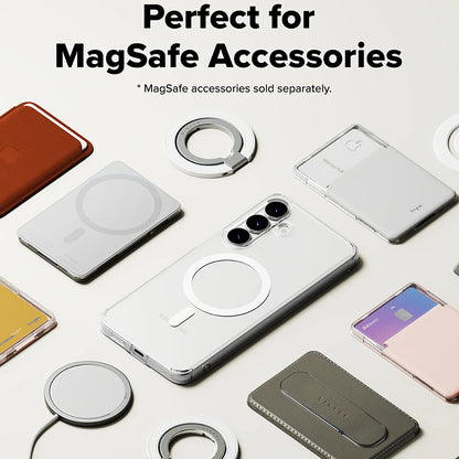 Coque MagSafe pour Samsung Galaxy S25 FE, Ringke, Fusion, Transparente