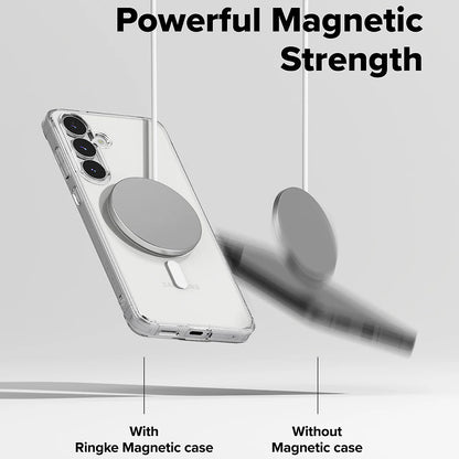 Coque MagSafe pour Samsung Galaxy S25 FE, Ringke, Fusion, Transparente
