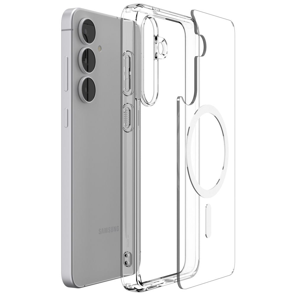 Coque MagSafe pour Samsung Galaxy S25 FE, Spigen, Ultra Hybrid, Blanche ACS10027