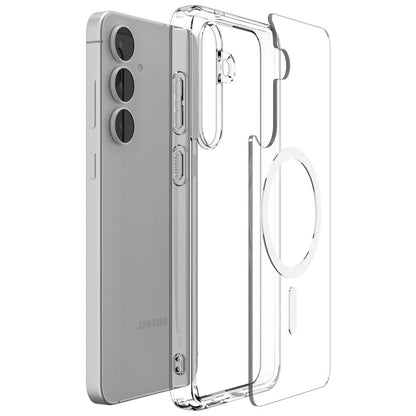 Coque MagSafe pour Samsung Galaxy S25 FE, Spigen, Ultra Hybrid, Blanche ACS10027