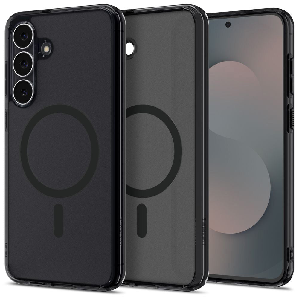 Coque MagSafe pour Samsung Galaxy S25 FE, Spigen, Ultra Hybrid, Noir Satiné ACS10028