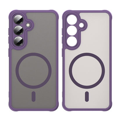Coque MagSafe pour Samsung Galaxy S25 FE, Techsuit, HaloFrost II, Violet