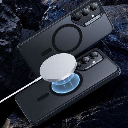 Coque MagSafe pour Samsung Galaxy S25+ S936, ESR, Classic Hybrid, Noire Satinée