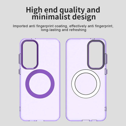 Coque MagSafe pour Samsung Galaxy S25+ S936 / S24+ S926, Techsuit, CandyCase, Violet