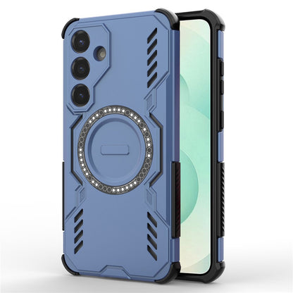 Coque MagSafe pour Samsung Galaxy S25+ S936, Techsuit, ArmorMag, Bleue
