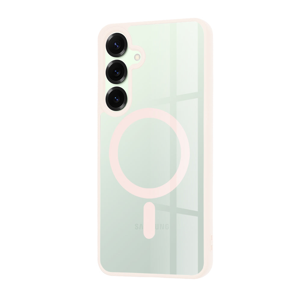 Coque MagSafe pour Samsung Galaxy S25+ S936, Techsuit, Pro, Rose