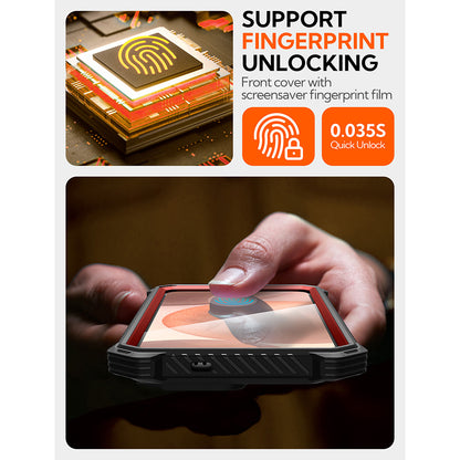 Étui MagSafe pour Samsung Galaxy S25 S931, i-Blason, ArmorBox, Rouge