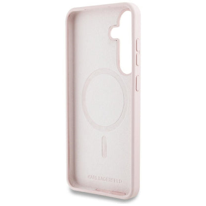 Housse MagSafe pour Samsung Galaxy S25 S931, Karl Lagerfeld, Silicone Graffiti, Rose