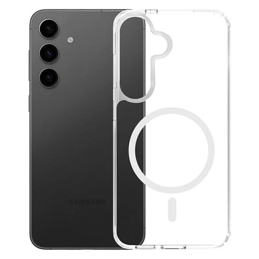 MagSafe Case for Samsung Galaxy S25 S931 / S24 S921, 3MK, Armor MagCase, Transparent