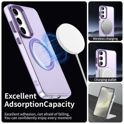 MagSafe Case for Samsung Galaxy S25 S931 / S24 S921, Techsuit, CandyCase, Purple