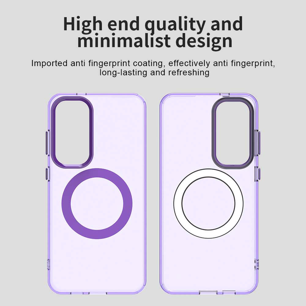 MagSafe Case for Samsung Galaxy S25 S931 / S24 S921, Techsuit, CandyCase, Purple