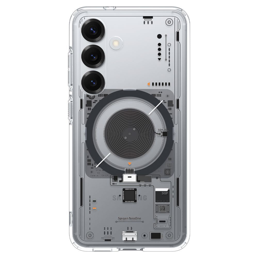 MagSafe Case for Samsung Galaxy S25 S931, Spigen, Ultra Hybrid Neo One, Transparent