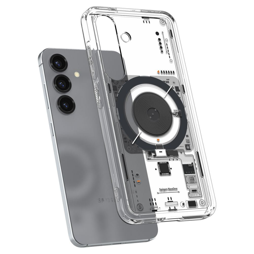 MagSafe Case for Samsung Galaxy S25 S931, Spigen, Ultra Hybrid Neo One, Transparent