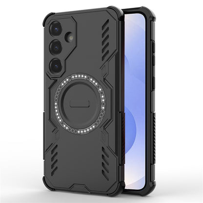 Coque MagSafe pour Samsung Galaxy S25 S931, Techsuit, ArmorMag, Noire