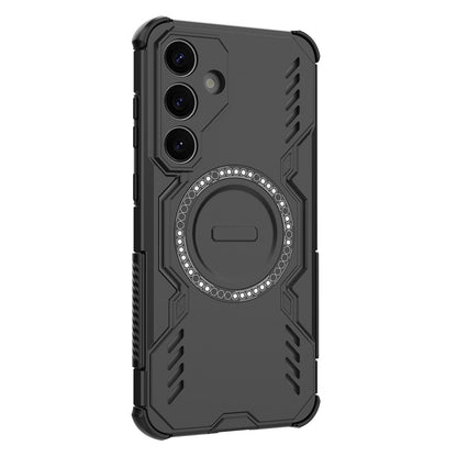 Coque MagSafe pour Samsung Galaxy S25 S931, Techsuit, ArmorMag, Noire