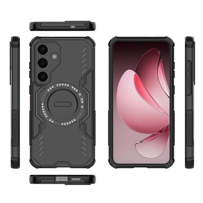 Coque MagSafe pour Samsung Galaxy S25 S931, Techsuit, ArmorMag, Noire